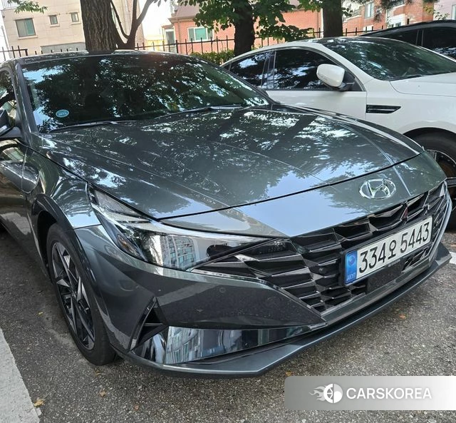 Hyundai Avante (CN7) 2022 Серый из Кореи, фото 3