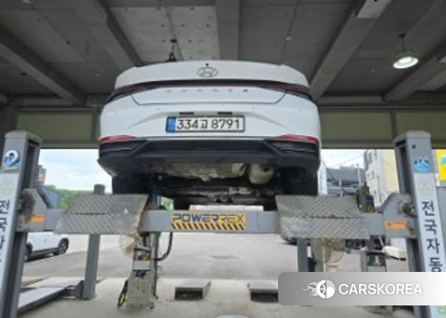 Hyundai Avante (CN7) 2022 Белый из Кореи, фото 2