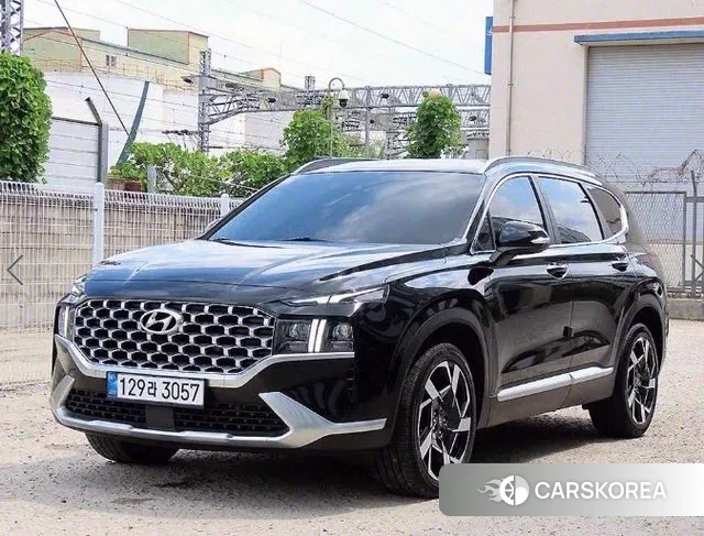 Hyundai The New Santa Fe 2020 Черный из Кореи, фото 2