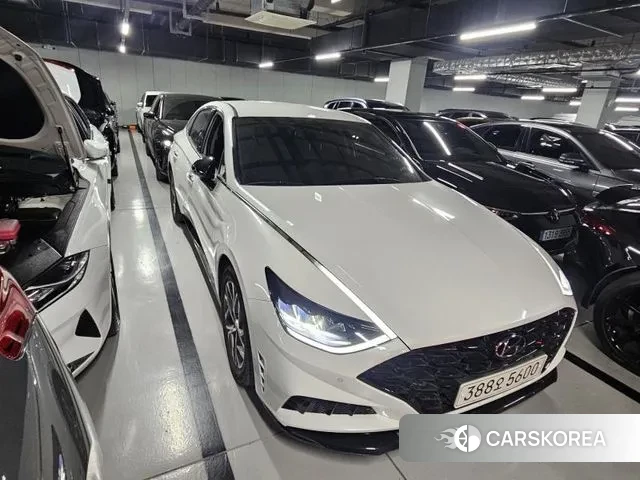 Hyundai Sonata (DN8) 2021 Белый из Кореи, фото 2