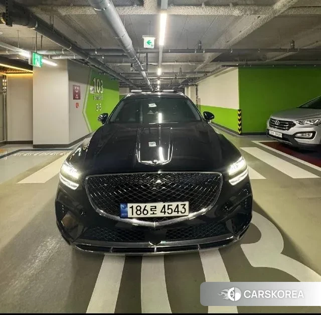 Genesis GV70 2021 Черный из Кореи, фото 2