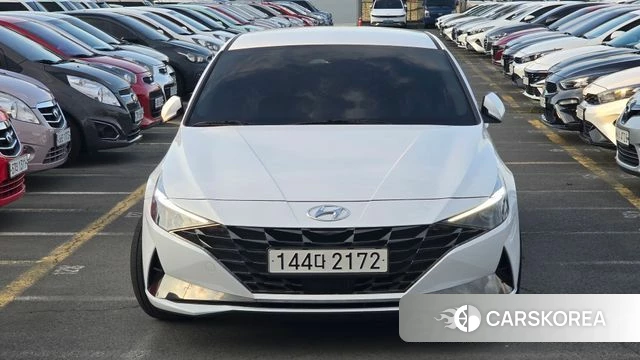 Hyundai Avante (CN7) 2022 Белый из Кореи, фото 2