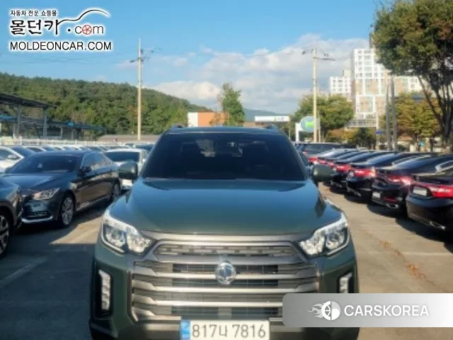 Ssangyong The New Rexton Sport 2022 Темно-зеленый из Кореи, фото 4