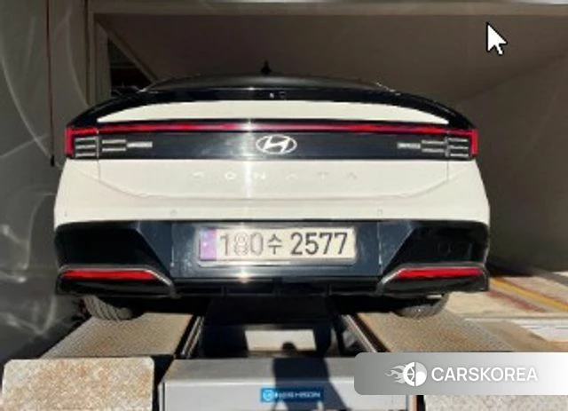 Hyundai Sonata D Edge (DN8) 2024 Белый из Кореи, фото 2