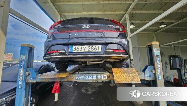 Hyundai Sonata Hybrid (DN8) 2021 Синий из Кореи, фото 2