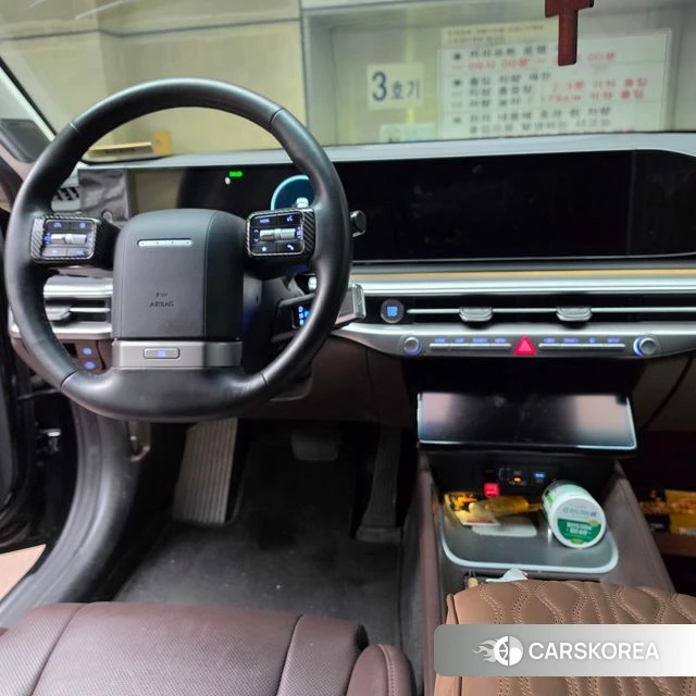 Hyundai Grandeur Hybrid (GN7) 2023 Черный из Кореи, фото 2