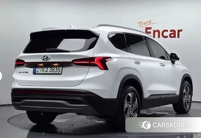 Hyundai The New Santa Fe 2023 Белый из Кореи, фото 2