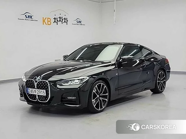 BMW 4 Series (G22) 2023 Черный из Кореи, фото 2