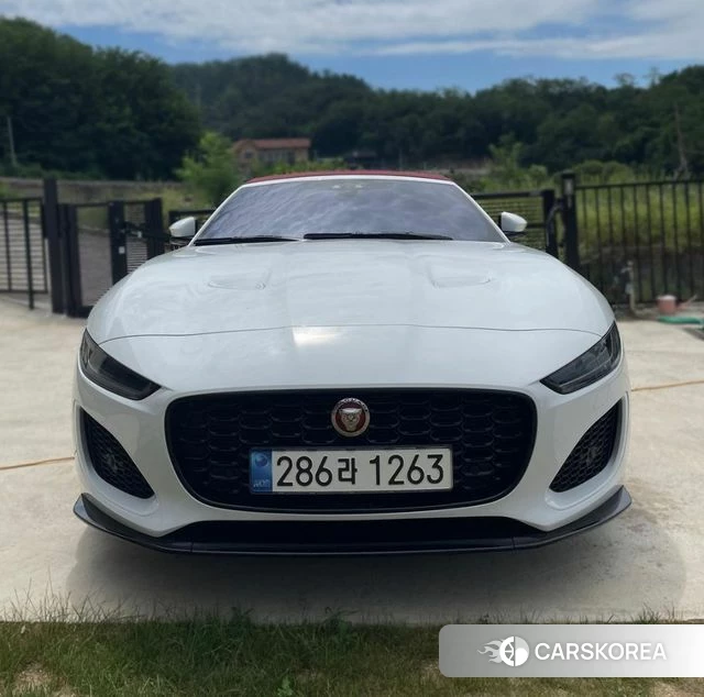Jaguar F-TYPE 2022 Белый из Кореи, фото 2