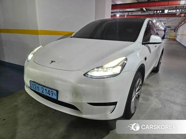 Tesla Model Y 2023 Белый из Кореи, фото 4