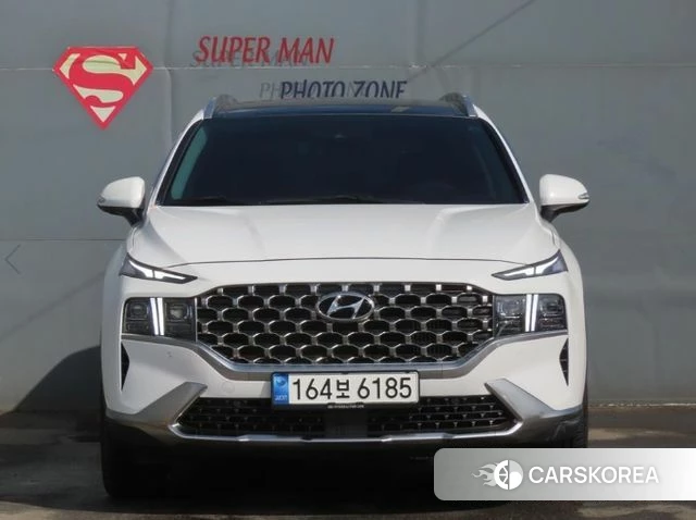 Hyundai The New Santa Fe 2021 Белый из Кореи, фото 2