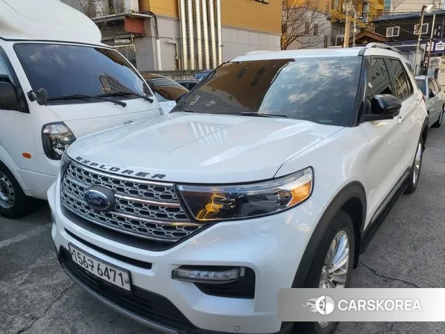 Ford Explorer 6th Generation 2020 Белый из Кореи, фото 2