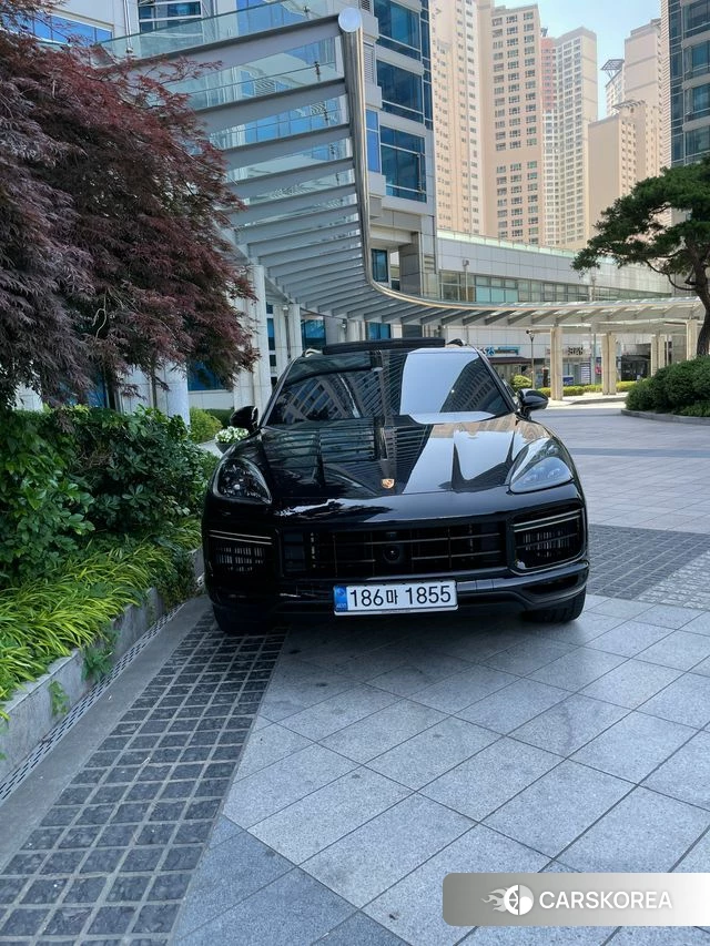 Porsche Cayenne (PO536) 2021 Черный из Кореи, фото 2