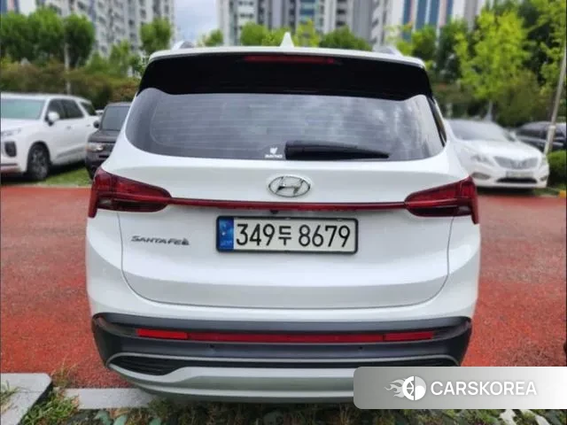 Hyundai The New Santa Fe 2021 Белый из Кореи, фото 2
