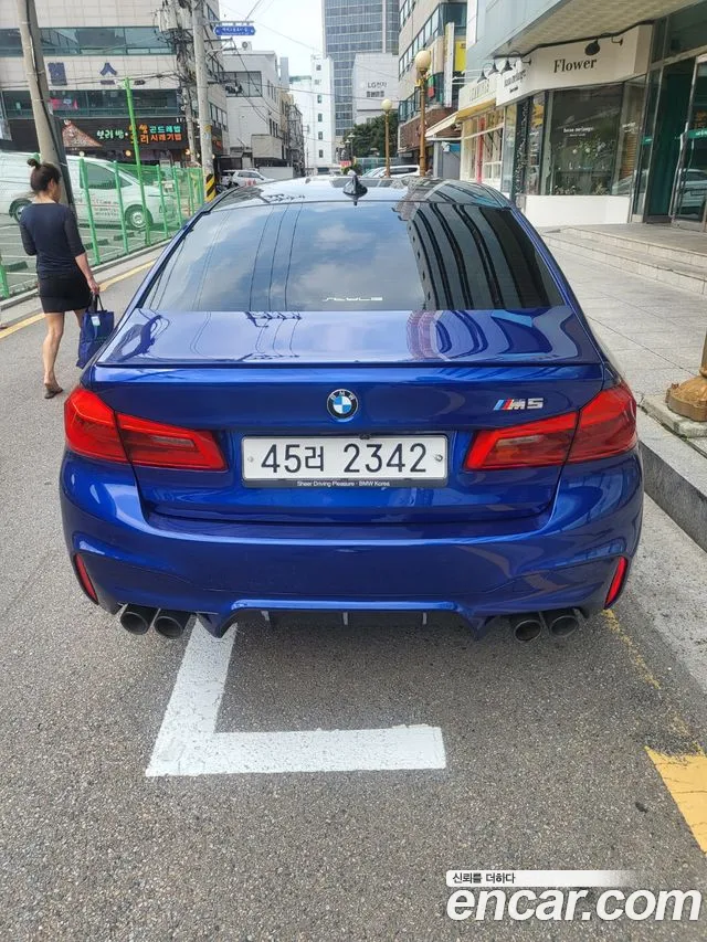 BMW M5 (F90) 2019 Синий из Кореи, фото 2