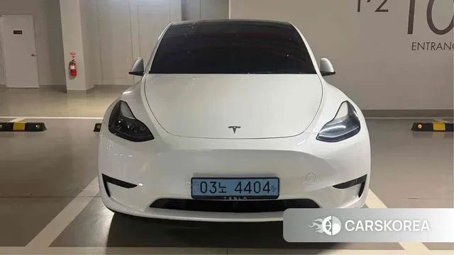 Tesla Model Y 2025 Белый из Кореи, фото 2