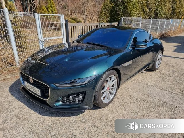 Jaguar F-TYPE 2021 Темно-зеленый из Кореи, фото 2