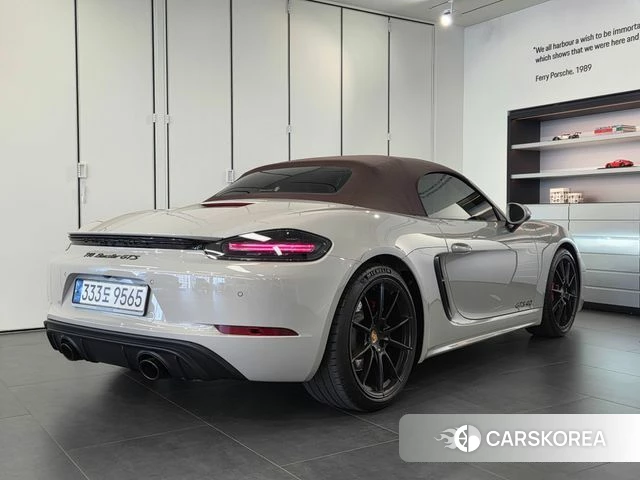 Porsche 718 Boxster 2023 Серебряный из Кореи, фото 4