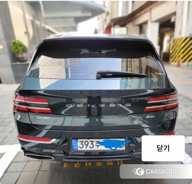 Genesis GV80 2021 Зеленый из Кореи, фото 2