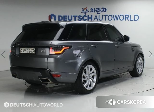 Land Rover Range Rover Sport 2nd Generation 2019 Серый из Кореи, фото 2