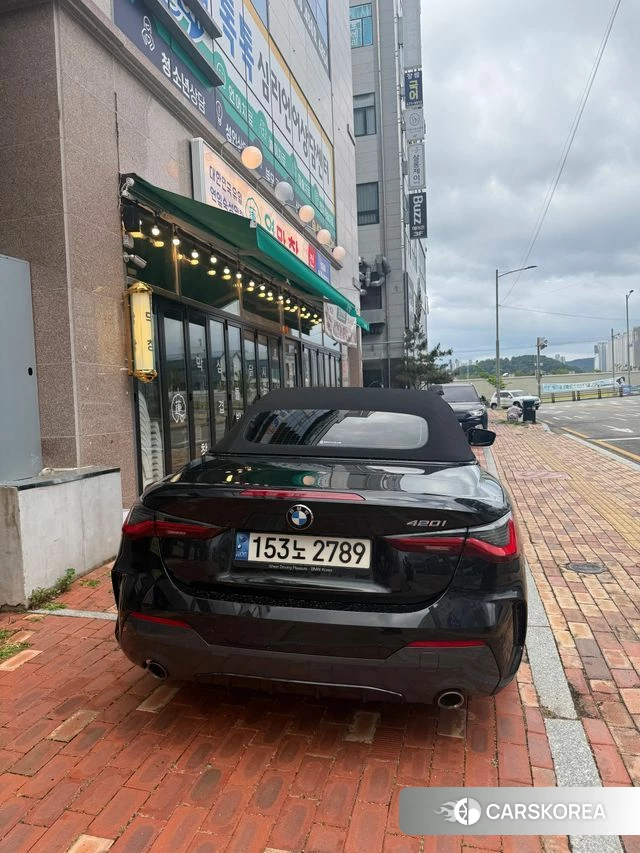 BMW 4 Series (G22) 2021 Черный из Кореи, фото 2