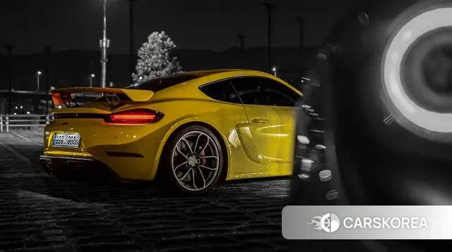Porsche 718 Cayman 2022 Желтый из Кореи, фото 2