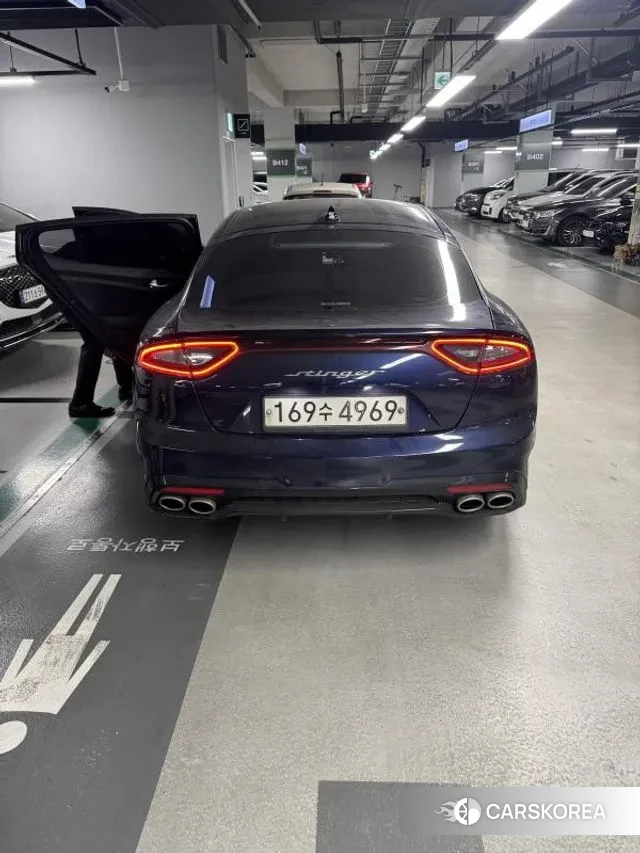 Kia Stinger 2019 Синий из Кореи, фото 5