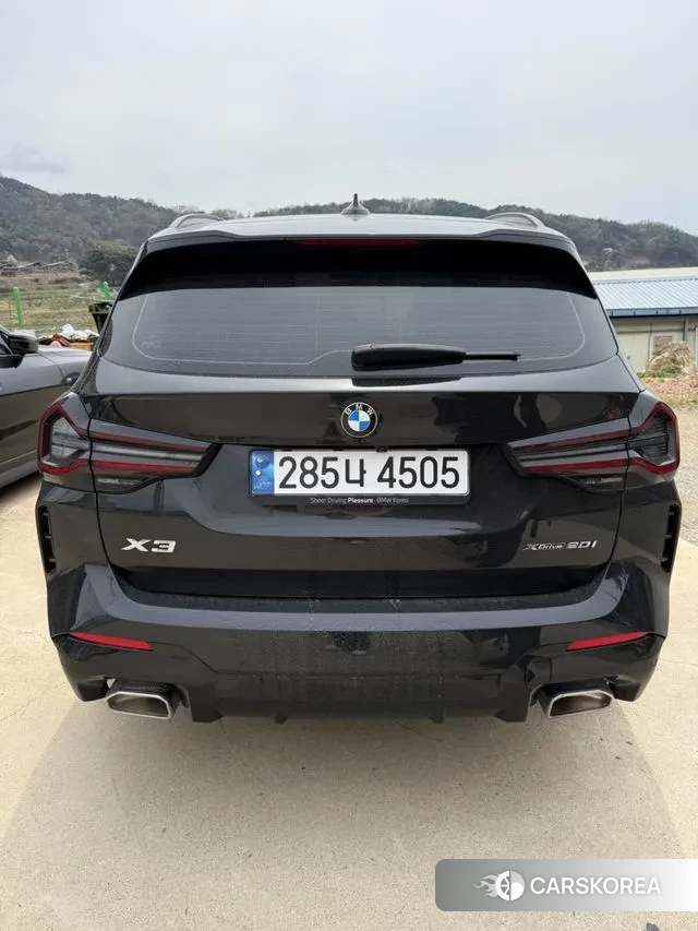 BMW X3 (G01) 2024 Черный из Кореи, фото 2