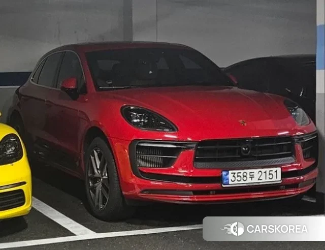 Porsche Macan 2023 Красный из Кореи, фото 2