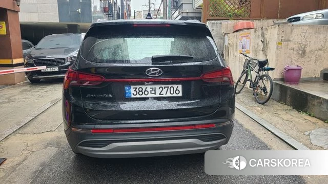 Hyundai The New Santa Fe 2022 Черный из Кореи, фото 2