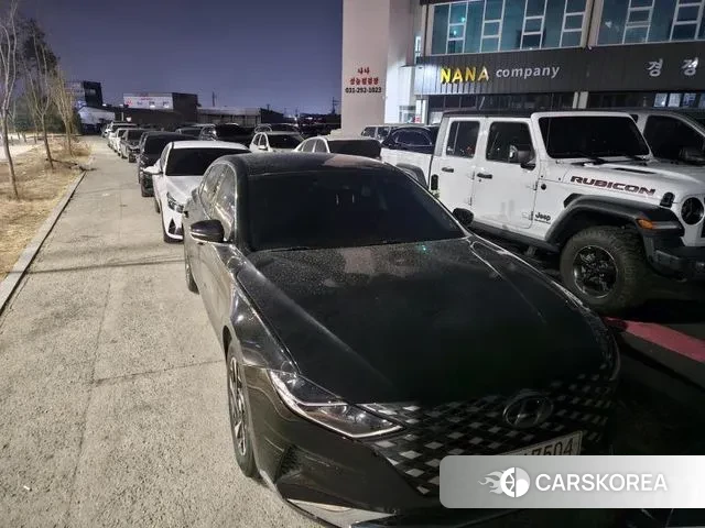 Hyundai The New Grandeur IG Hybrid 2021 Черный из Кореи, фото 3