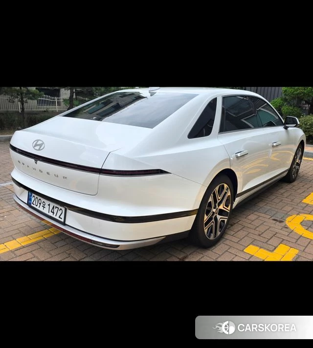 Hyundai Grandeur Hybrid (GN7) 2025 Белый из Кореи, фото 4