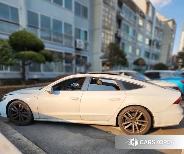 Audi A7 (4K) 2020 Белый из Кореи, фото 2