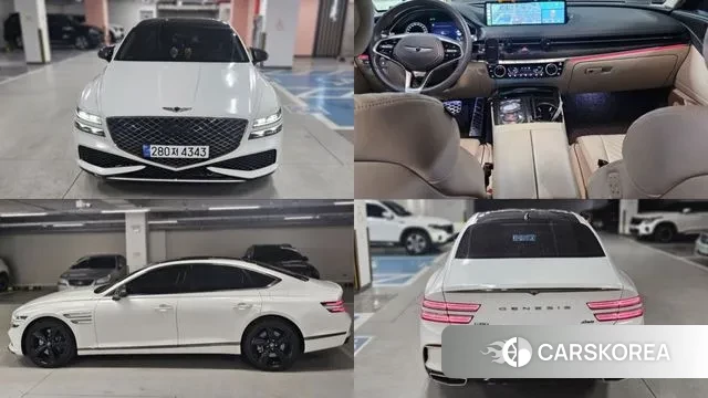 Genesis G80 (RG3) 2021 Белый из Кореи, фото 2