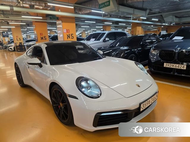 Porsche 911(992) 2020 Белый из Кореи, фото 3