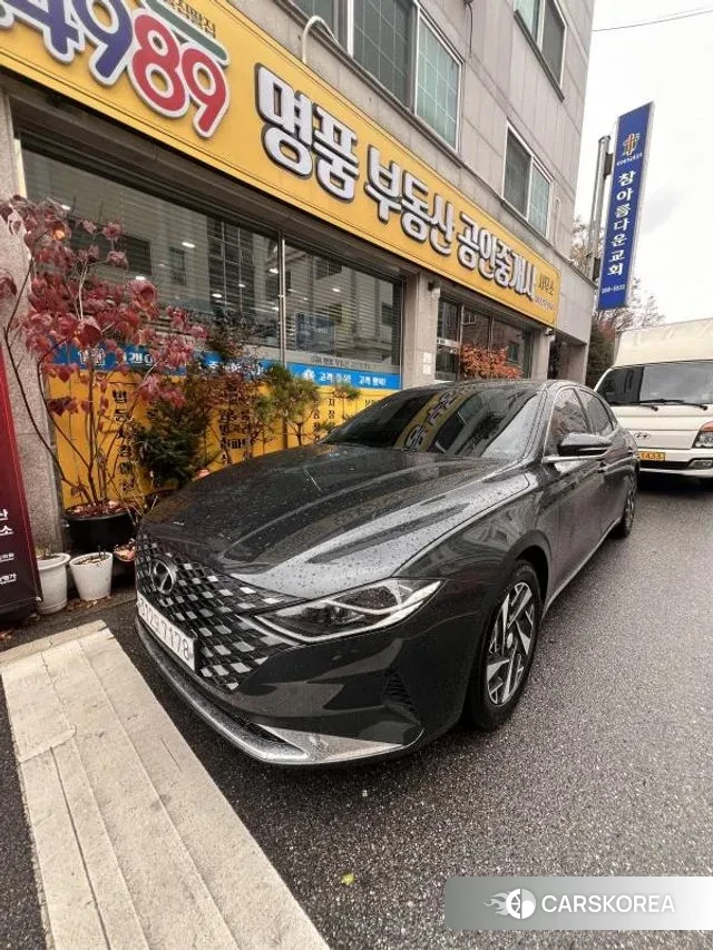 Hyundai The New Grandeur IG Hybrid 2020 Черный из Кореи, фото 3