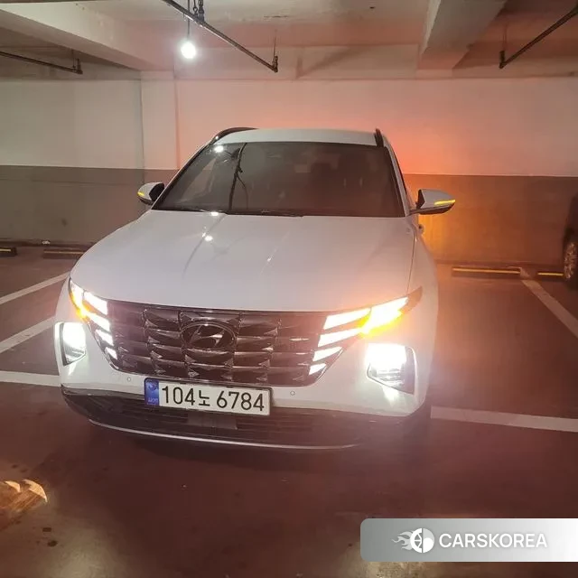 Hyundai Tucson Hybrid (NX4) 2021 Белый из Кореи, фото 5