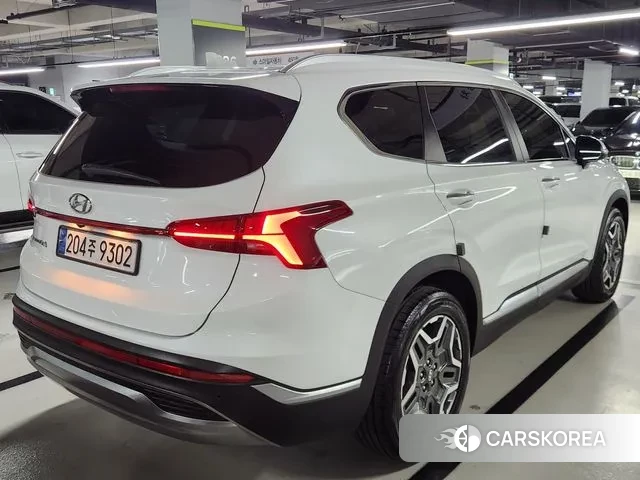 Hyundai The New Santa Fe 2021 Белый из Кореи, фото 2