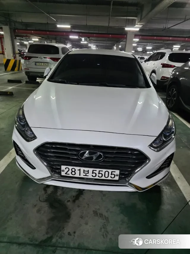Hyundai Sonata New Rise Hybrid 2018 Белый из Кореи, фото 2