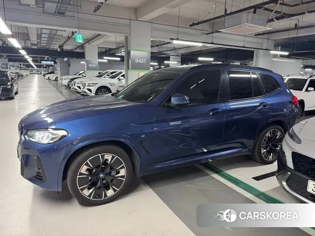 BMW iX3 2022 Синий из Кореи, фото 4