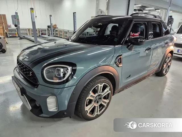Mini Cooper S Countryman 2022 Небесно-голубой из Кореи, фото 2