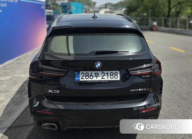 BMW X3 (G01) 2022 Черный из Кореи, фото 2