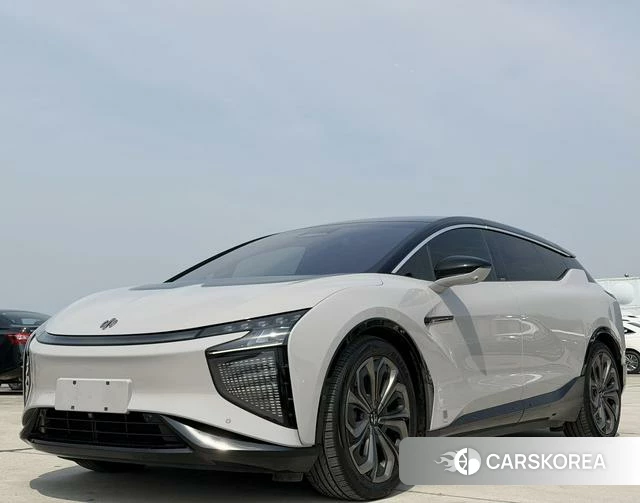 Gao He HiPhi X 2021 Серебристо-серый из Китая, фото 2