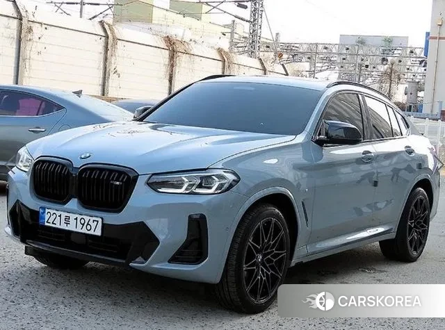 BMW X4 (G02) 2022 Серебристо-серый из Кореи, фото 4