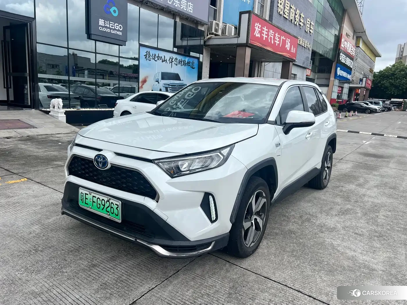 Toyota RAV4 Rongfang Dual Engine E+ 2022 Белый из Китая, фото 2