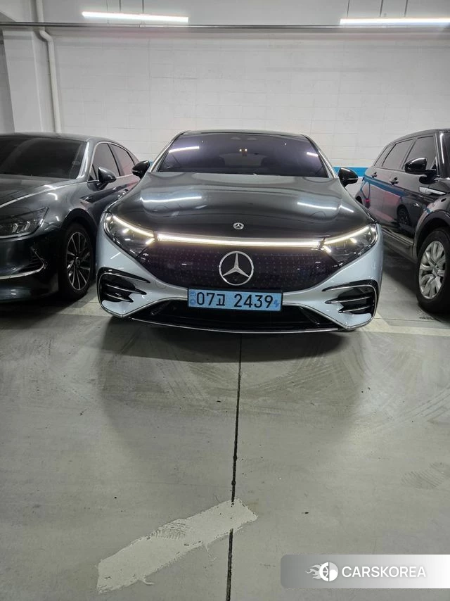 Mercedes-Benz EQS V297 2022 Серебряный из Кореи, фото 2