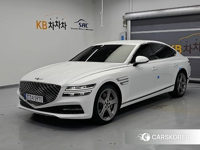 Genesis G80 (RG3) 2022 Белый из Кореи, фото 2