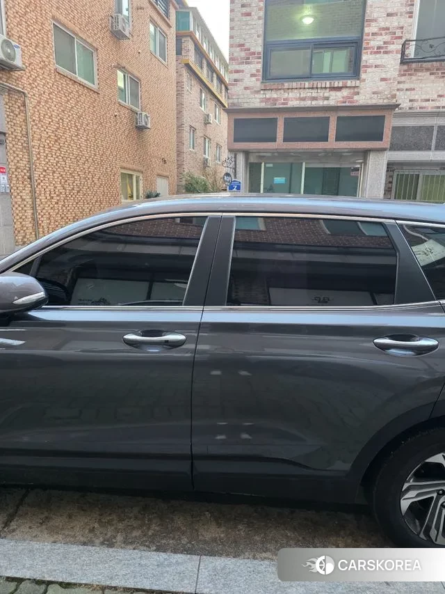 Hyundai The New Santa Fe 2020 Серебряный двухцветный из Кореи, фото 2