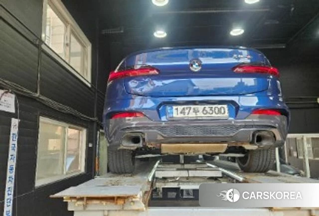 BMW X4 (G02) 2021 Синий из Кореи, фото 2