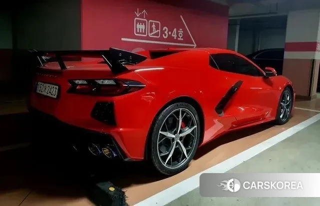 Chevrolet Corvette 2021 Красный из Кореи, фото 4